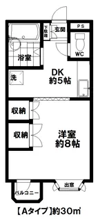 第一STM日野【1階】の間取り