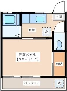 メゾンもり【2階】の間取り