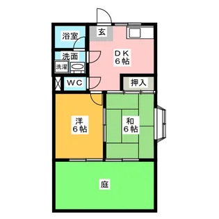サンシャイン東栄【1階】の間取り