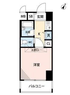 ダイナコート平尾山荘通り【8階】の間取り