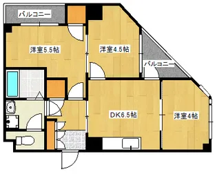 マンション栄和【2階】の間取り
