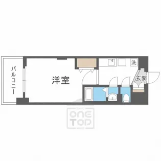 LUXE新大阪α【6階】の間取り