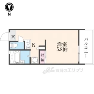 レオパレスヴィラ【3階】の間取り