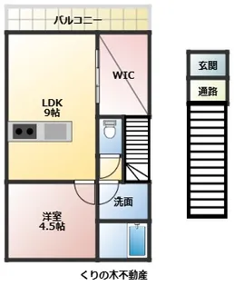 ルミウス松本II A棟【2階】の間取り