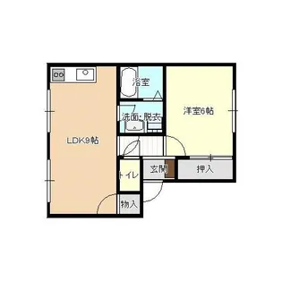 ビバライフ下条【2階】の間取り