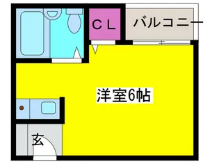 ミシェル城南【2階】の間取り