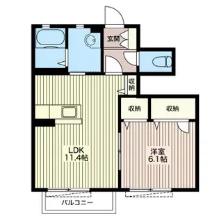 ◆シャーメゾンノアール シャーメゾン【1階】の間取り
