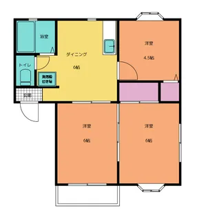 コートヒルズD【1階】の間取り