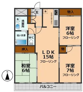 メゾン・ド・ショーエー【3階】の間取り