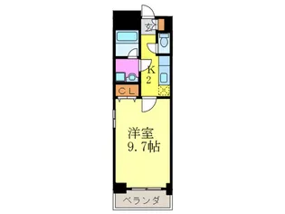 ヴァンウエスト【3階】の間取り