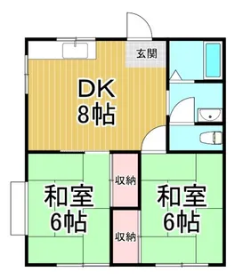 ミューズハイツ【2階】の間取り