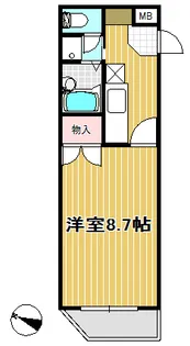 グランデージチバ【1階】の間取り