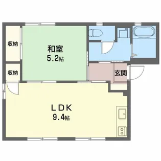 ディアス ベル フエーベ【1階】の間取り