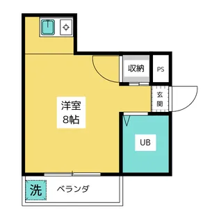 ピア白羽根【1階】の間取り