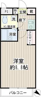 リヴェール川崎【2階】の間取り