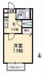エターナル・レイ C棟【2階】の間取り