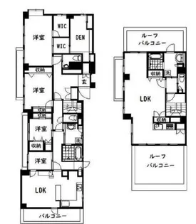 ロイヤルシティ西荻窪II(旧ユーコート西荻)の間取り