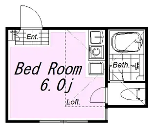 ユナイト 生麦ナプリオーネ【2階】の間取り