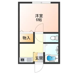 フラッツ17【2階】の間取り