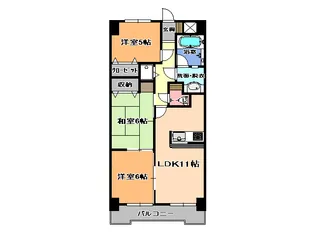 メゾン・ラ・ユール【4階】の間取り