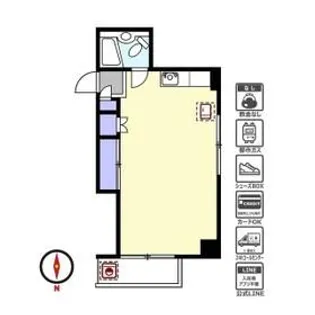 山野ビル【4階】の間取り