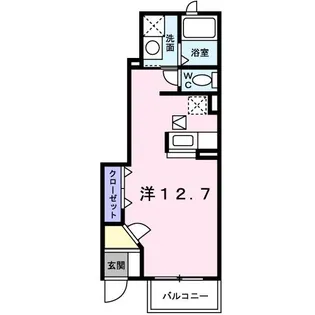 エスポワール梅ノ木 南館【1階】の間取り