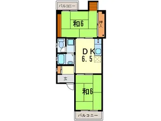 ベルメゾン【2階】の間取り