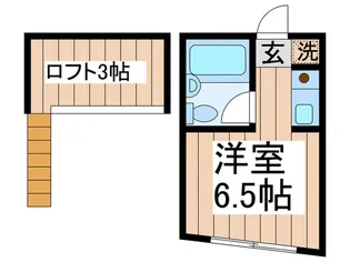 ニューコートくぬぎ山【2階】の間取り