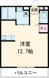 カーサ江戸川【1階】の間取り