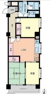 第3千歳船橋ヒミコマンション【4階】の間取り