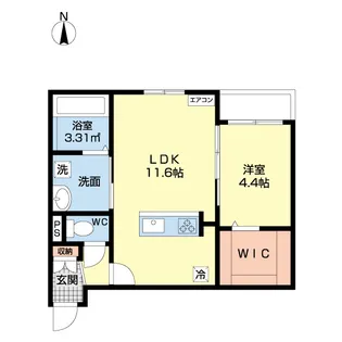 Lauren駅南【3階】の間取り