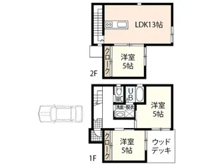 広島県呉市神山3【一戸建】の間取り