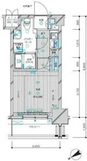 メインステージ蒲田VIエグザ【4階】の間取り