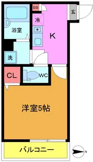 MELDIA船橋二宮【3階】の間取り