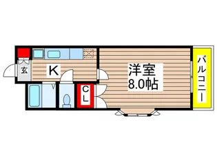 メゾン高栄F【2階】の間取り