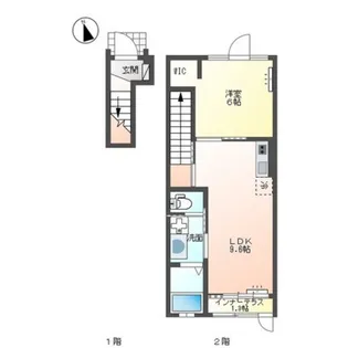 パーチェ【2階】の間取り