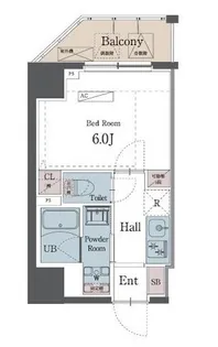 神奈川県横浜市鶴見区鶴見中央4【マンション】の間取り