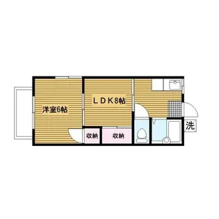 メゾングレイス【2階】の間取り