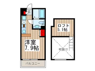 ルナソ-レ【1階】の間取り