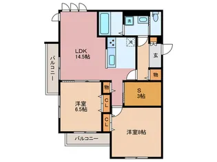 モントシャイン武蔵小杉【2階】の間取り