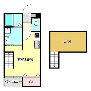 ルアナIII【2階】の間取り