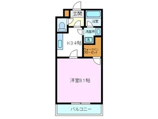 柳畑アラク【1階】の間取り