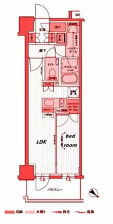 デュオステージ関内II【11階】の間取り