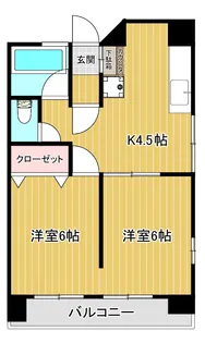 大野マンション【3階】の間取り