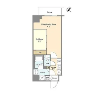 東京都豊島区南大塚1【マンション】の間取り