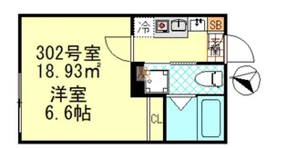 東京都葛飾区東四つ木4【アパート】の間取り