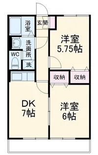 ルシエ【1階】の間取り