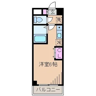 EXIA元住吉【4階】の間取り
