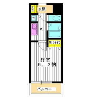 東京都練馬区中村北1【マンション】の間取り