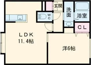 Misty【3階】の間取り